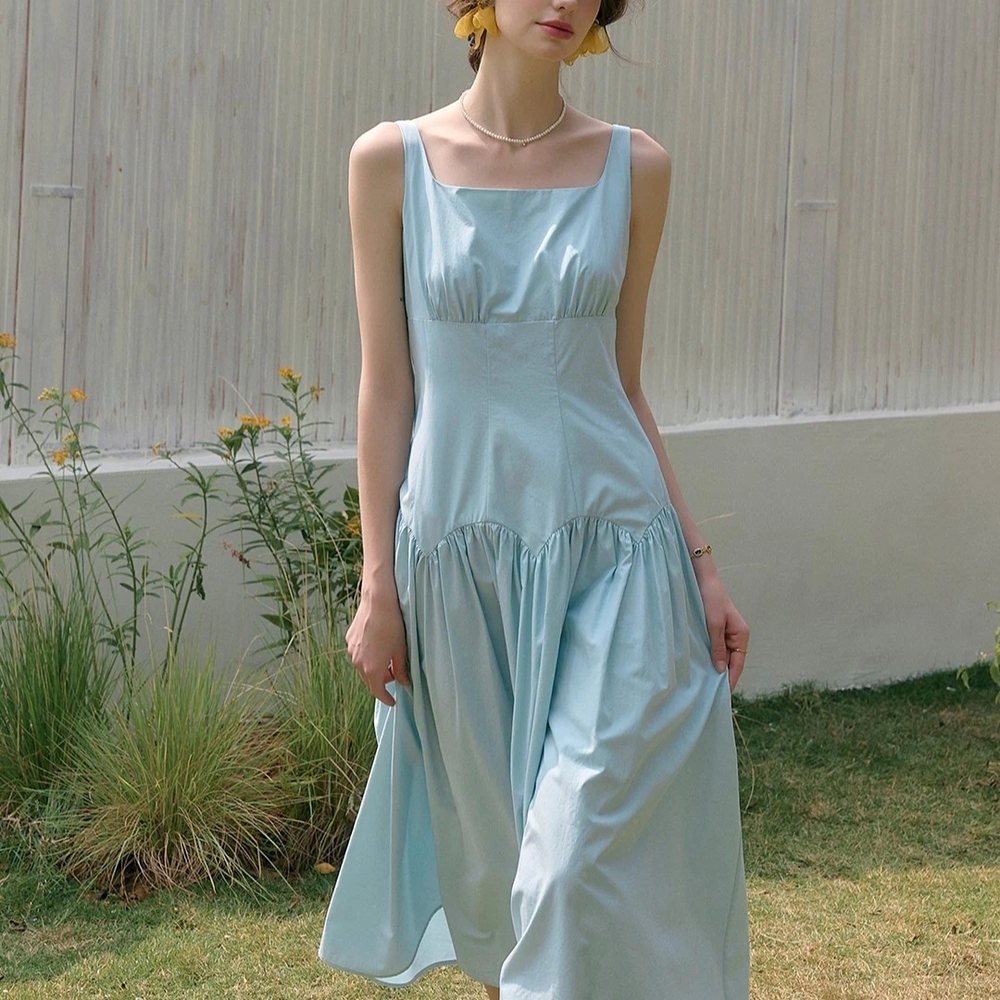 Simply Retro Jemma Square Neck Patchwork Dress NWT - image 1